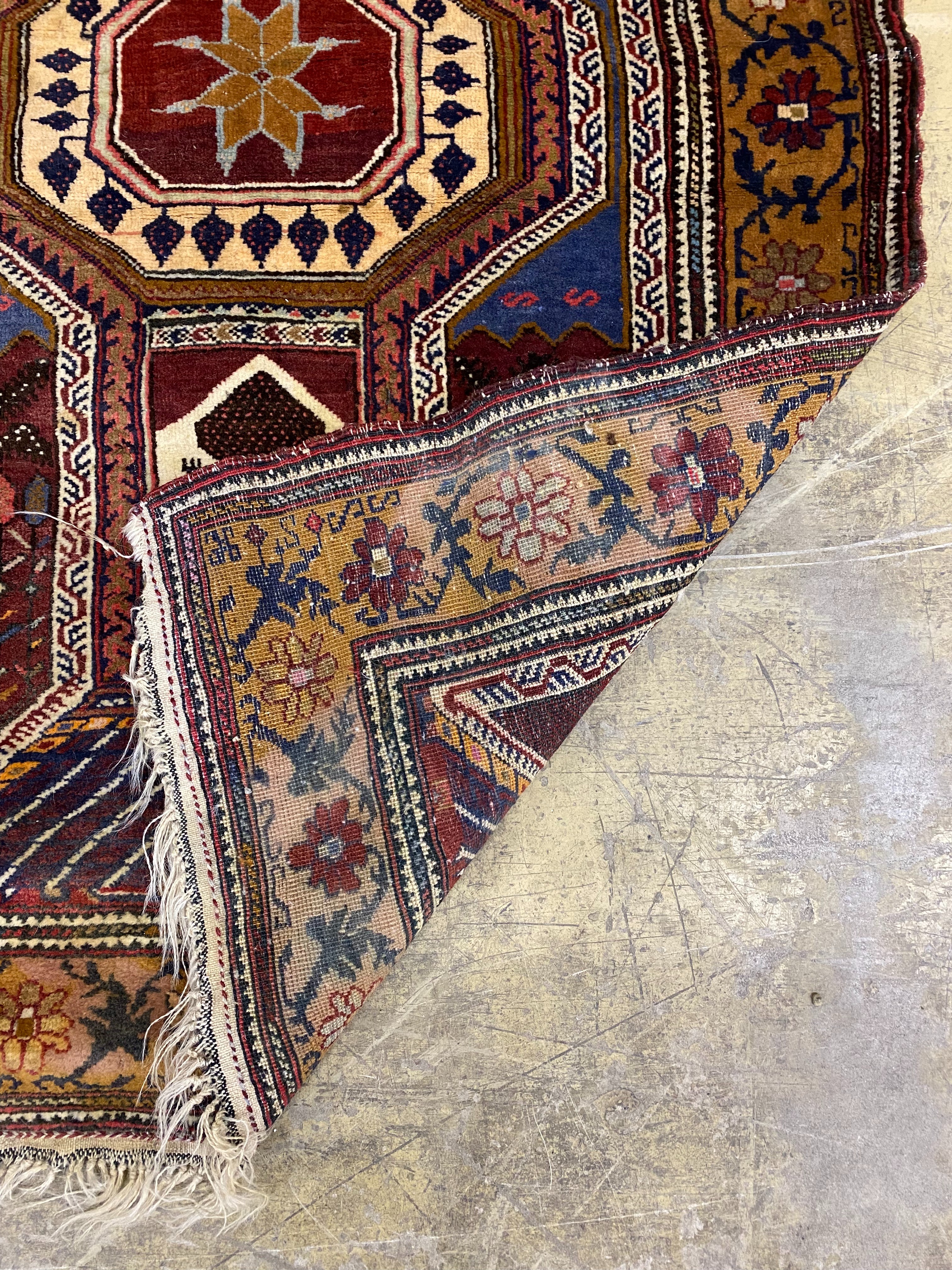 A North West Persian rug, 140 x 90cm